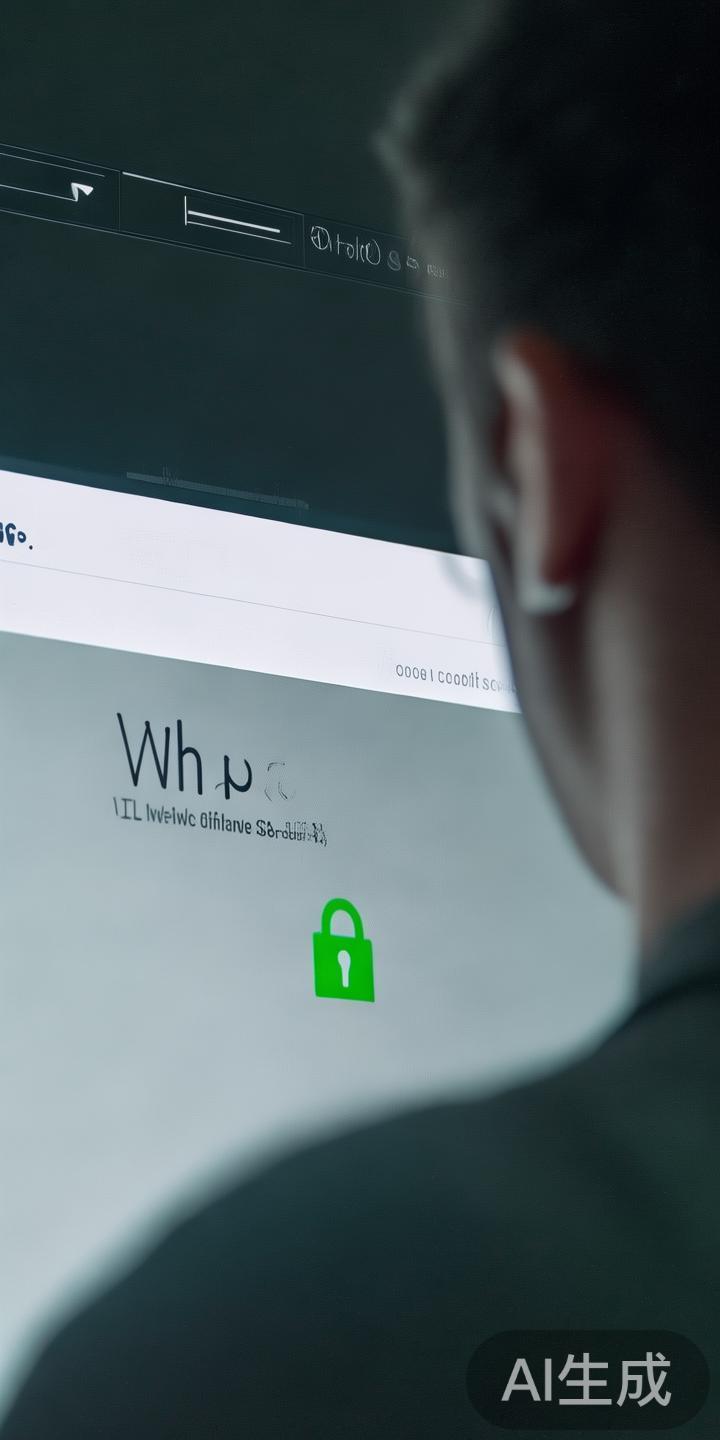 验证网址的安全性
在打开网站后，应留意地址栏中的